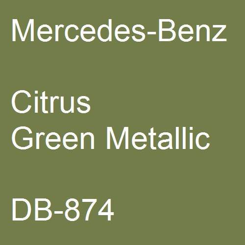 Mercedes-Benz, Citrus Green Metallic, DB-874.